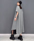 Asymmetry Mesh Layered Dress